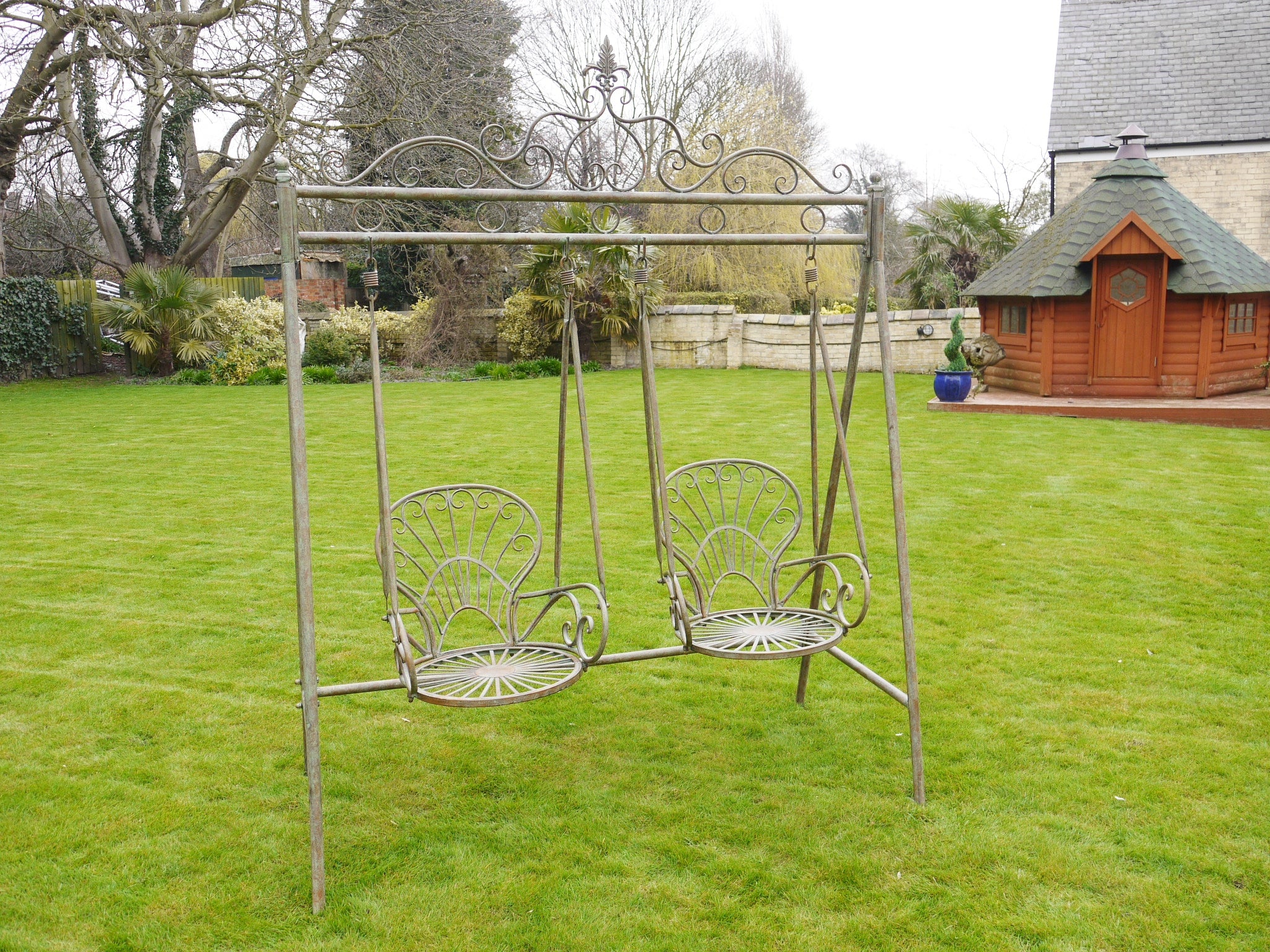 Outdoor Metal Swing - Back In Stock