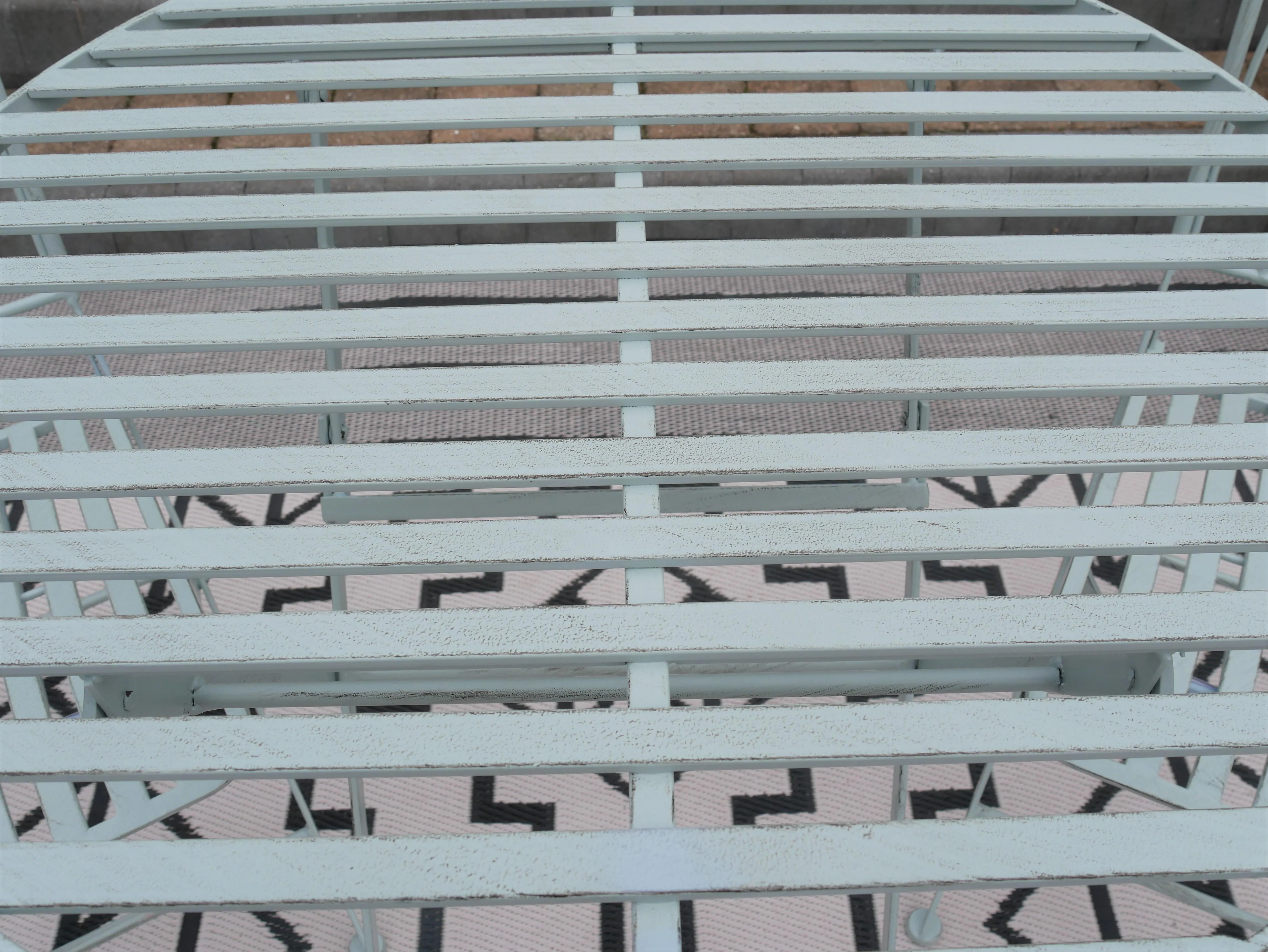 Outdoor Bistro Set Powder Blue - Image 5