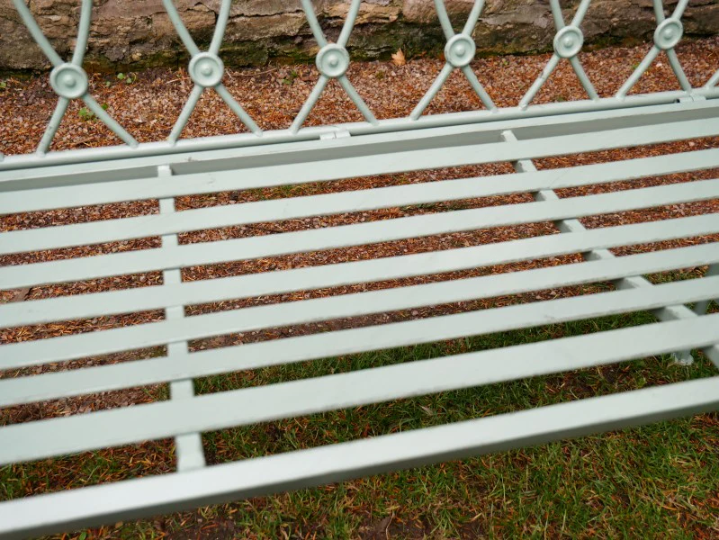 Outdoor Pistachio Button Bench - Image 4