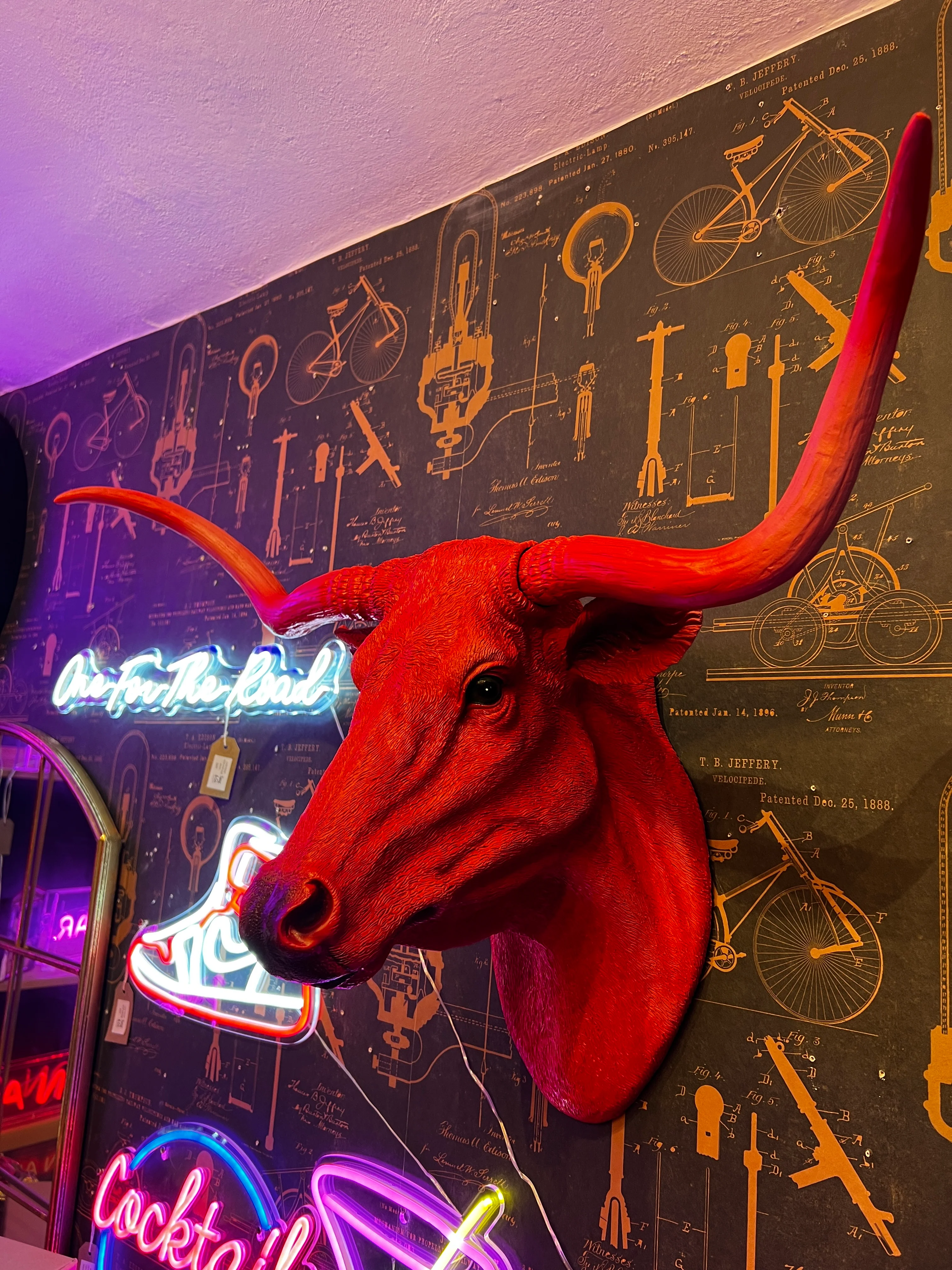Pink Steer Wall Head - Back In Stock - Image 3