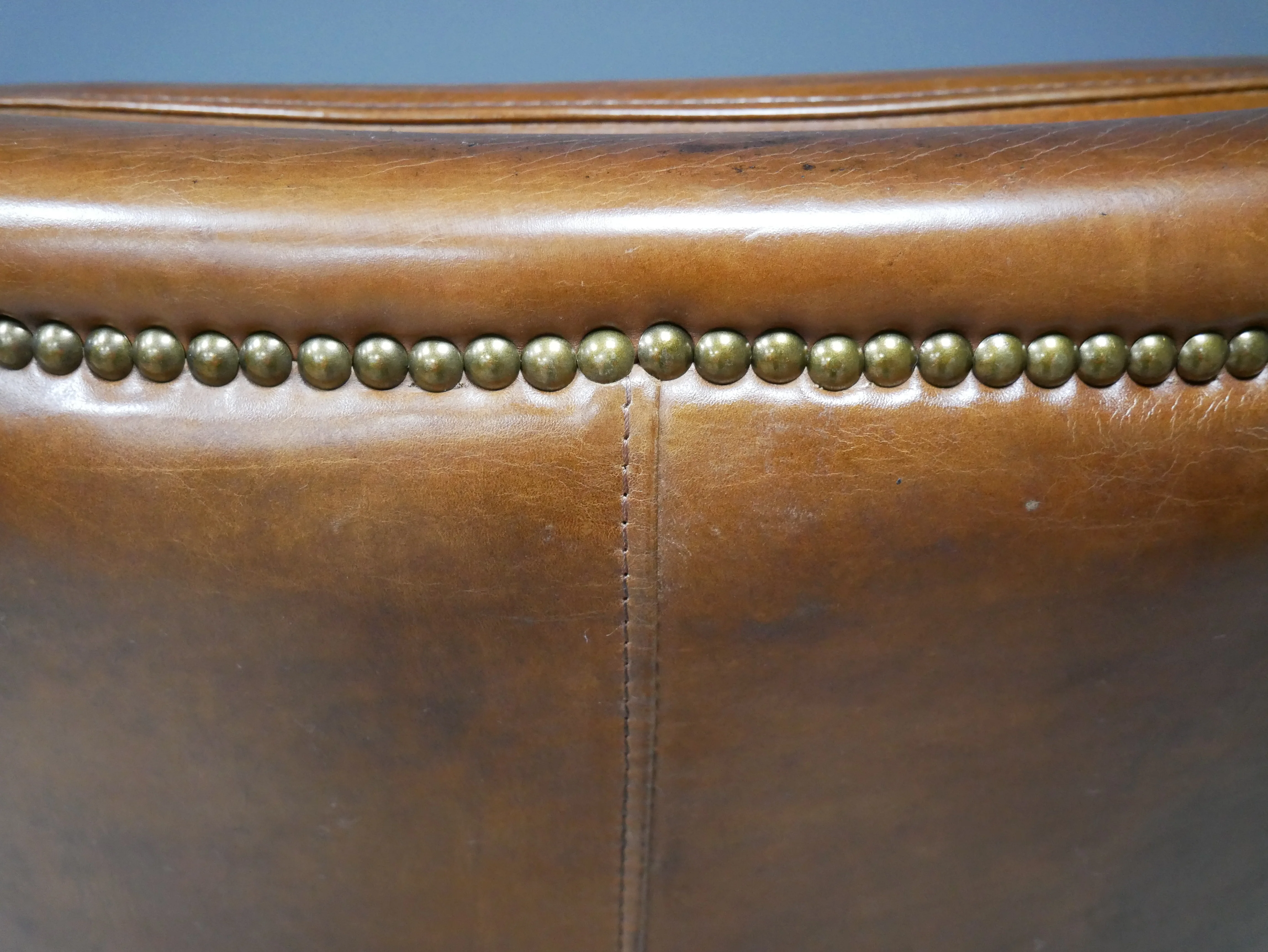 Leather Reading Chair- Back In Sock - Image 9