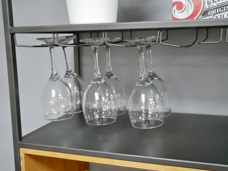 Retro Industrial Wine Cabinet - Image 10