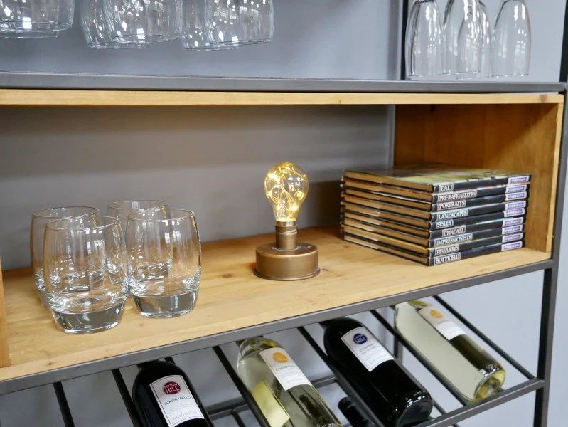 Retro Industrial Wine Cabinet - Image 3
