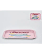 Retro Sardines Tin Serving Tray Pink - Image 2