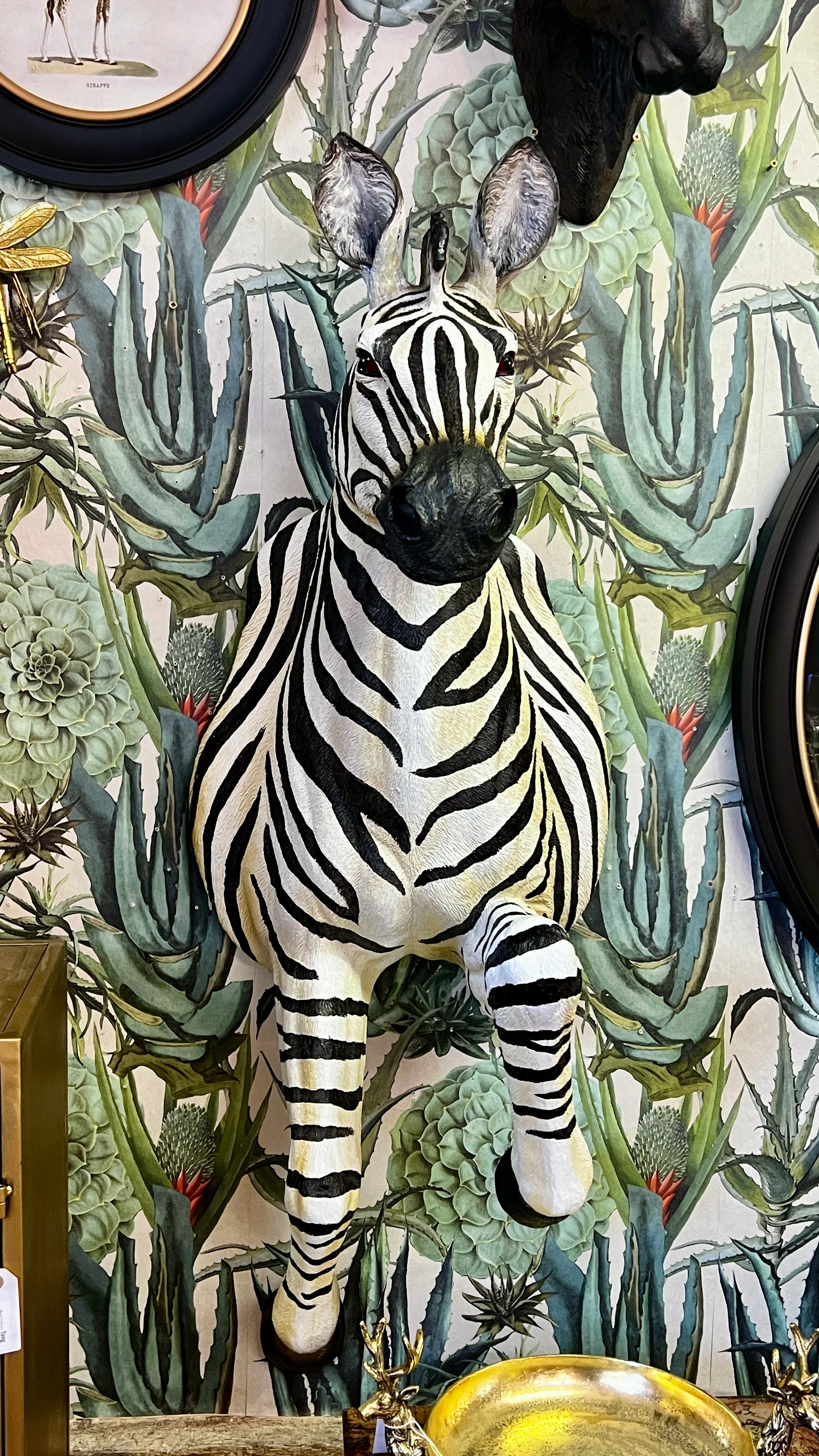 Running Zebra Wall Figure - back In Stock - Image 4