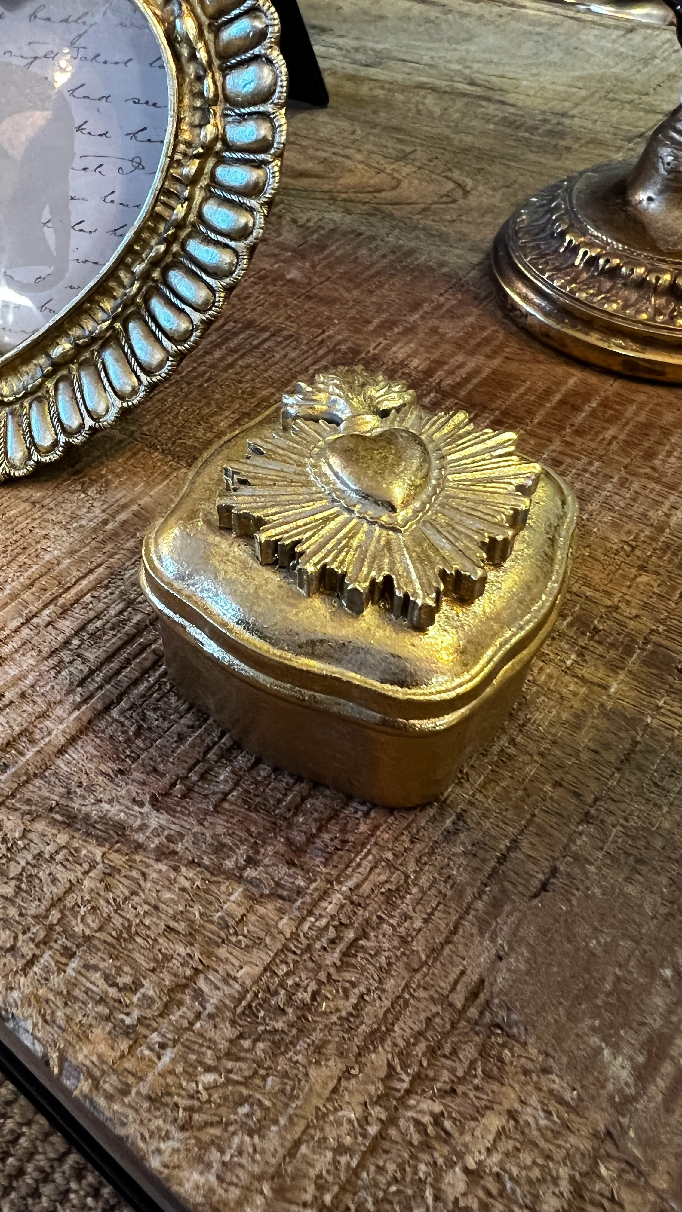 Sacred Heart Small Trinket Box
