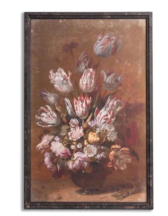 Set of 2 Antiqued Boho Floral Wall Prints - New Design - Image 3