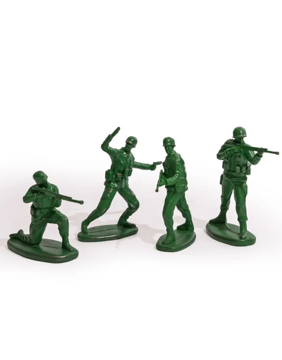 Set of 4 Classic Toy Soldier Coloured Figures - Image 3