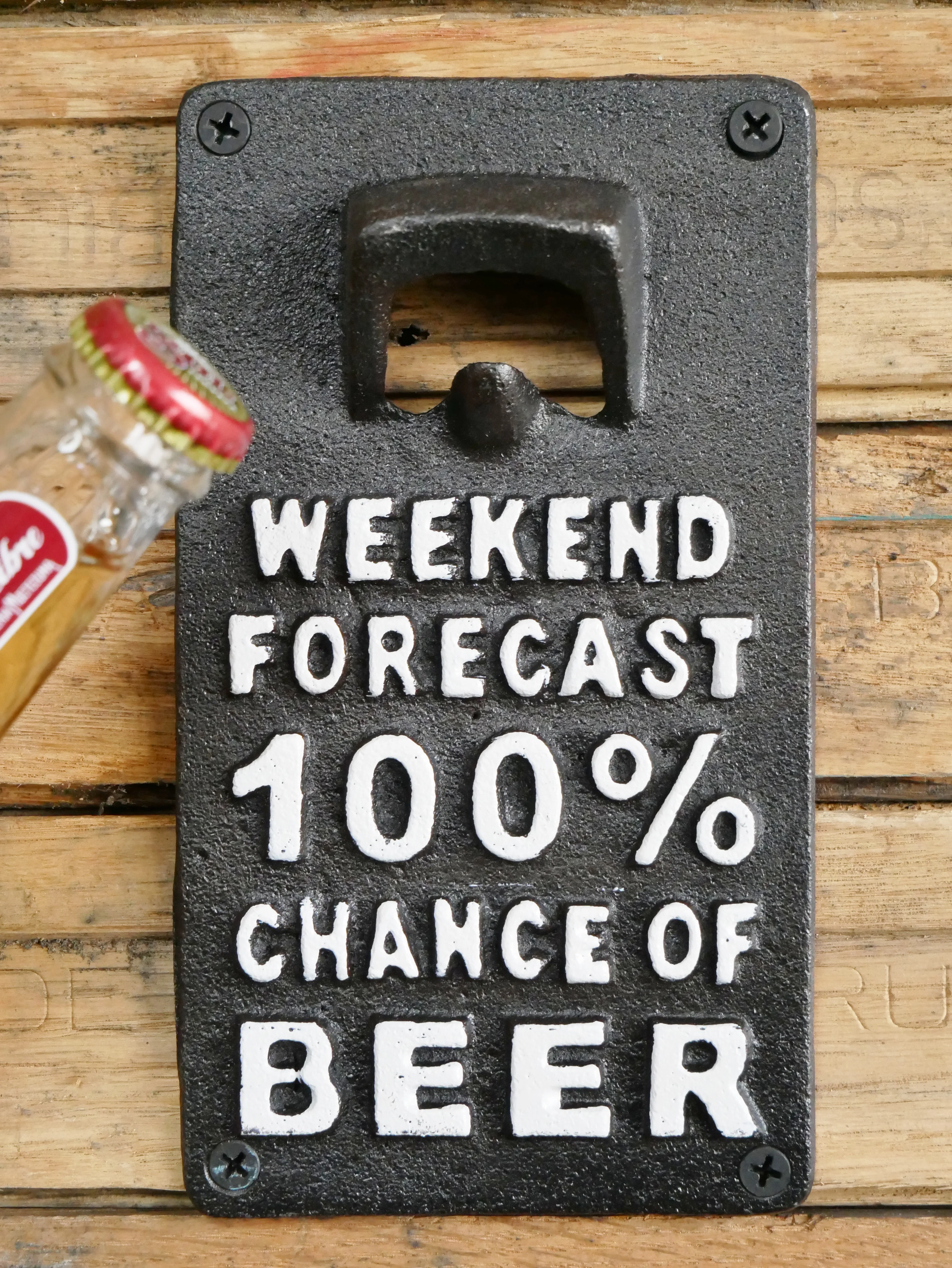 Sign With Bottle Opener - Image 2