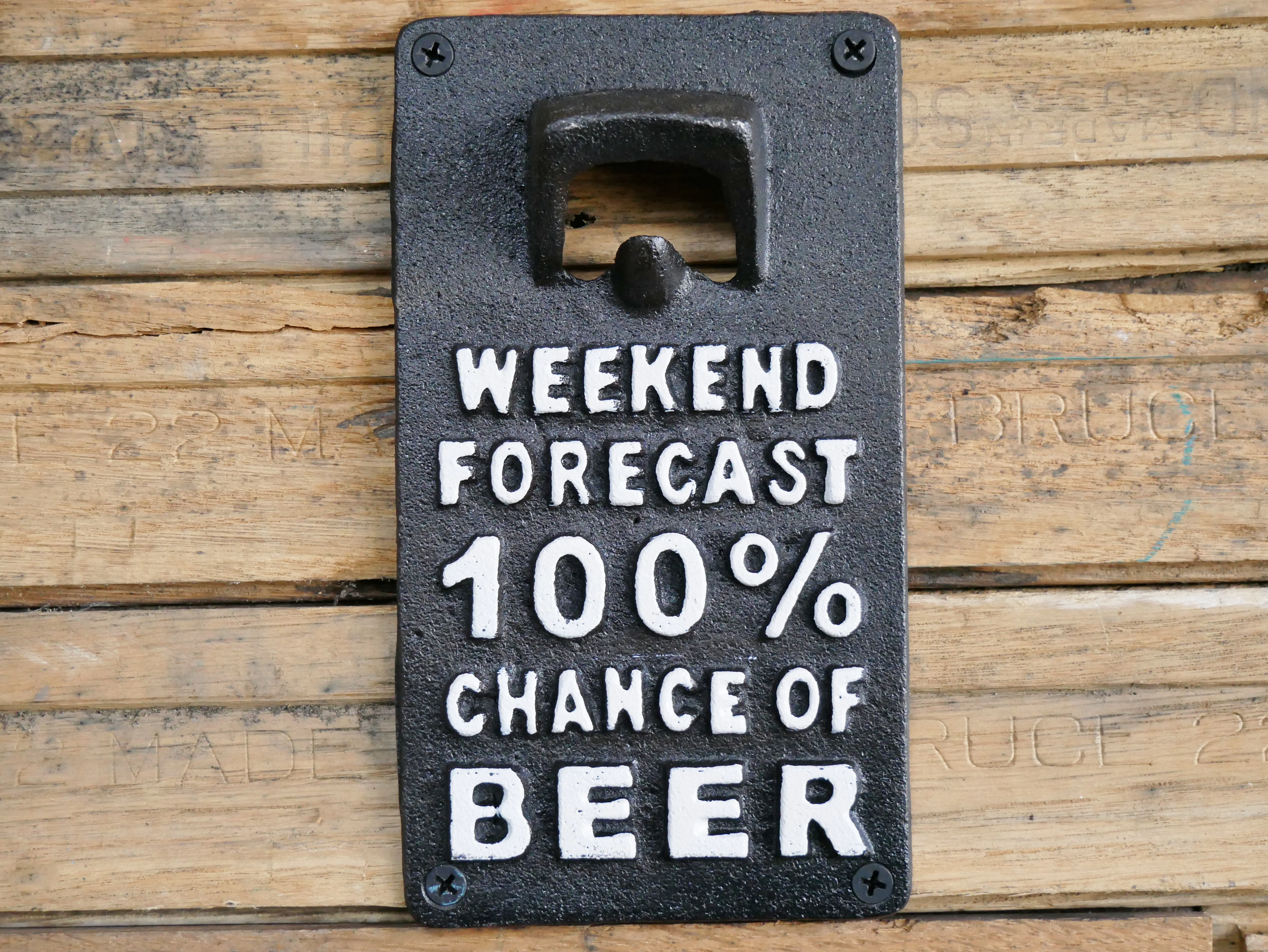 Sign With Bottle Opener - Image 3
