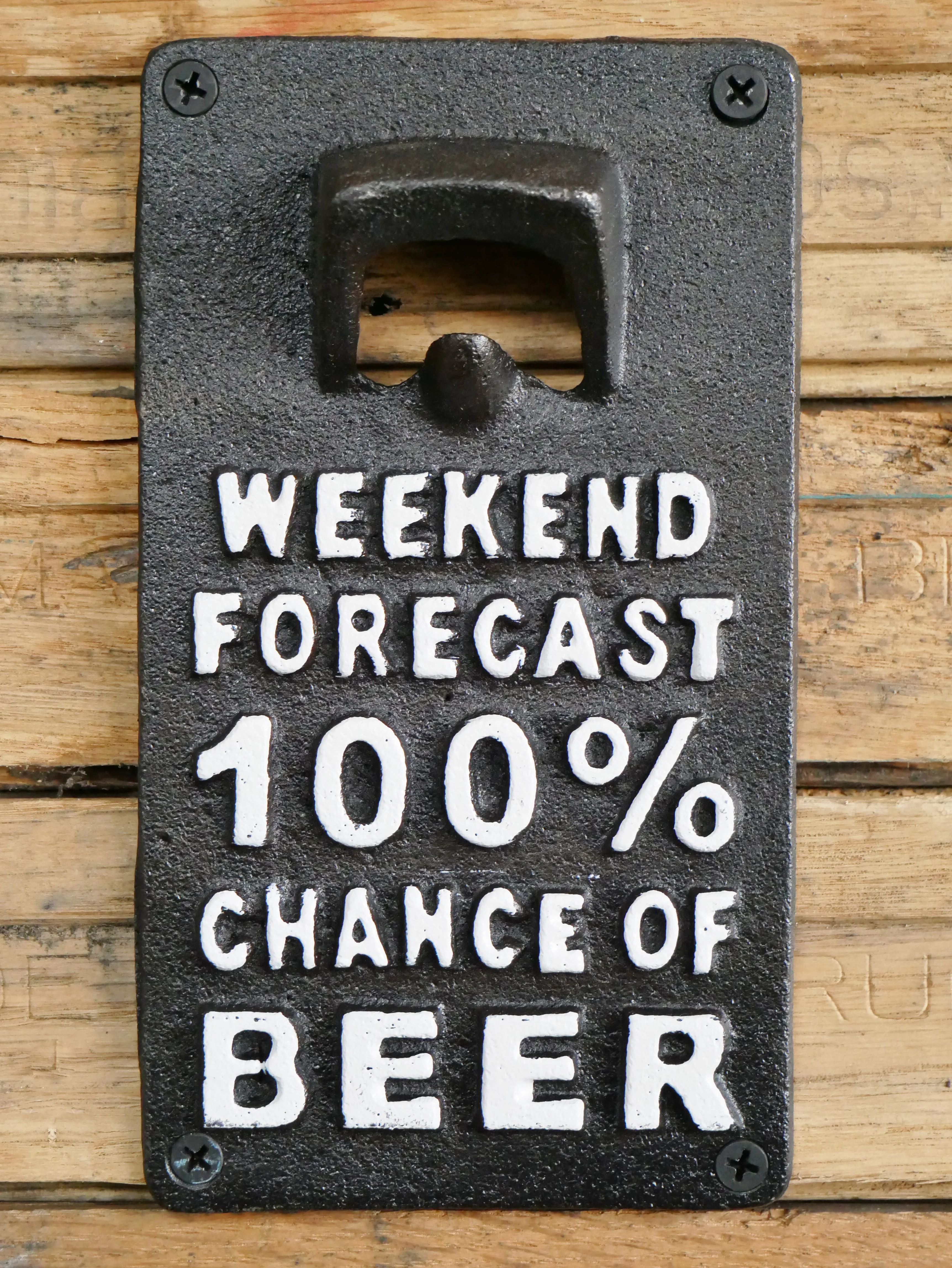 Sign With Bottle Opener - Image 4