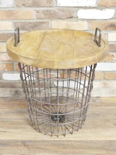 Storage Basket With Table Top - Image 2