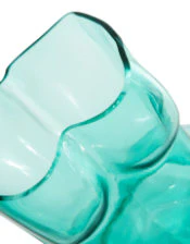 Teal Female Body Glass Vase - Image 2