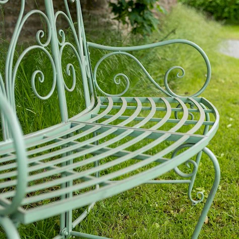 Tree Bench - Half Round Green - Image 3